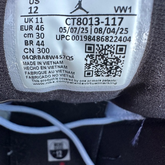 Air Jordan 12 Retro Taxi 2025 Mens Size 12 Like NEW - Picture 7 of 9